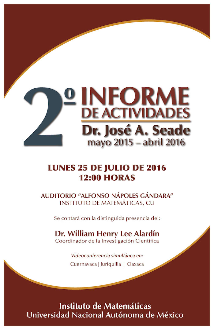 Segundo Informe de Actividades 2015