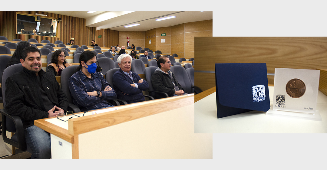 Entrega de medallas conmemorativas a investigadores y técnicos académicos que han laborado por más de 10 años en la UNAM