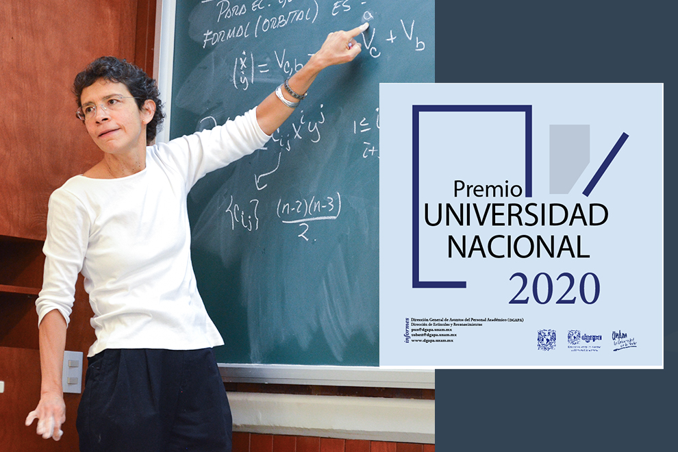 Laura Ortiz Bobadilla es distinguida con el Premio Universidad Nacional 2020 en Docencia en Ciencias Exactas