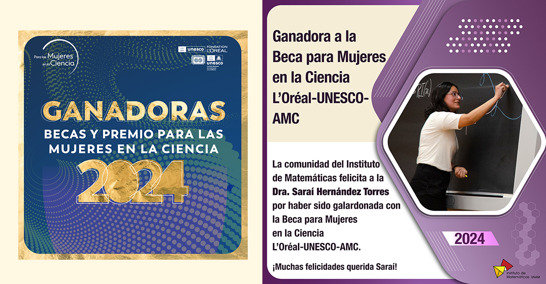 Saraí Hernández gana la Beca para Mujeres en la Ciencia L’Oréal–UNESCO-AMC