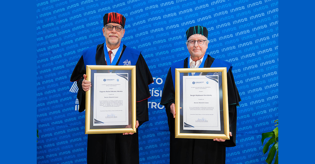 Sergio Rajsbaum recibe Doctorado Honoris Causa del INAOE