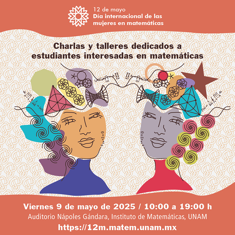 12 de mayo Día internacional de las mujeres en matemáticas - viernes 9 de mayo de 2025