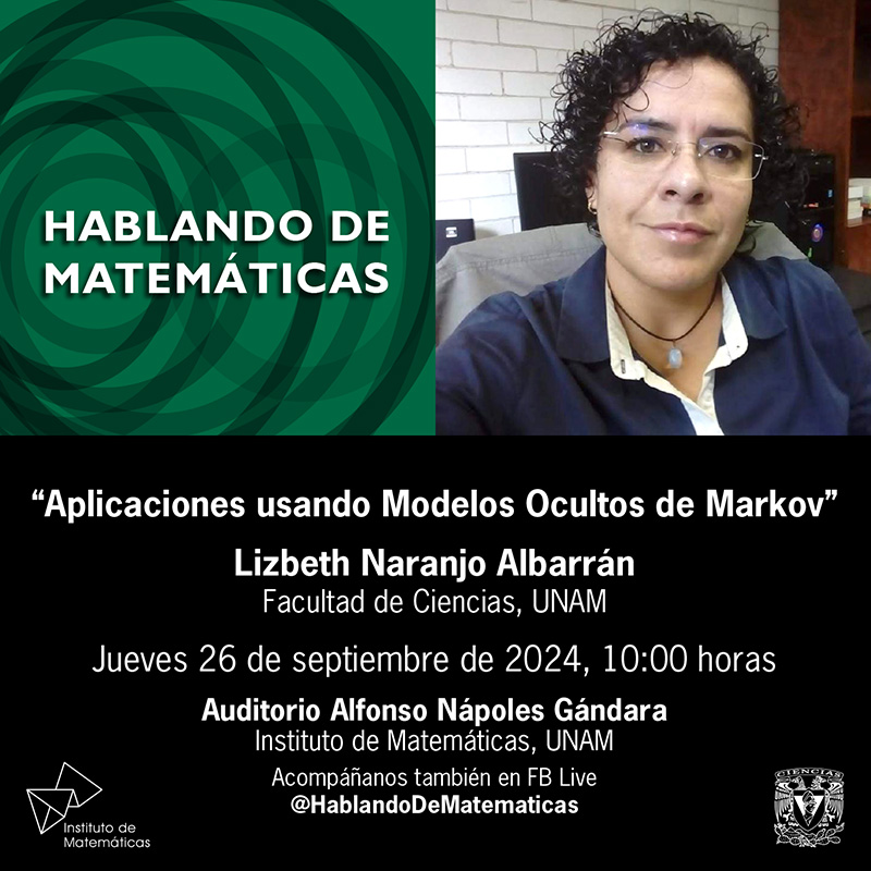 "Aplicaciones usando Modelos Ocultos de Markov" - Lizbeth Naranjo Albarrán - 26 de septiembre de 2024