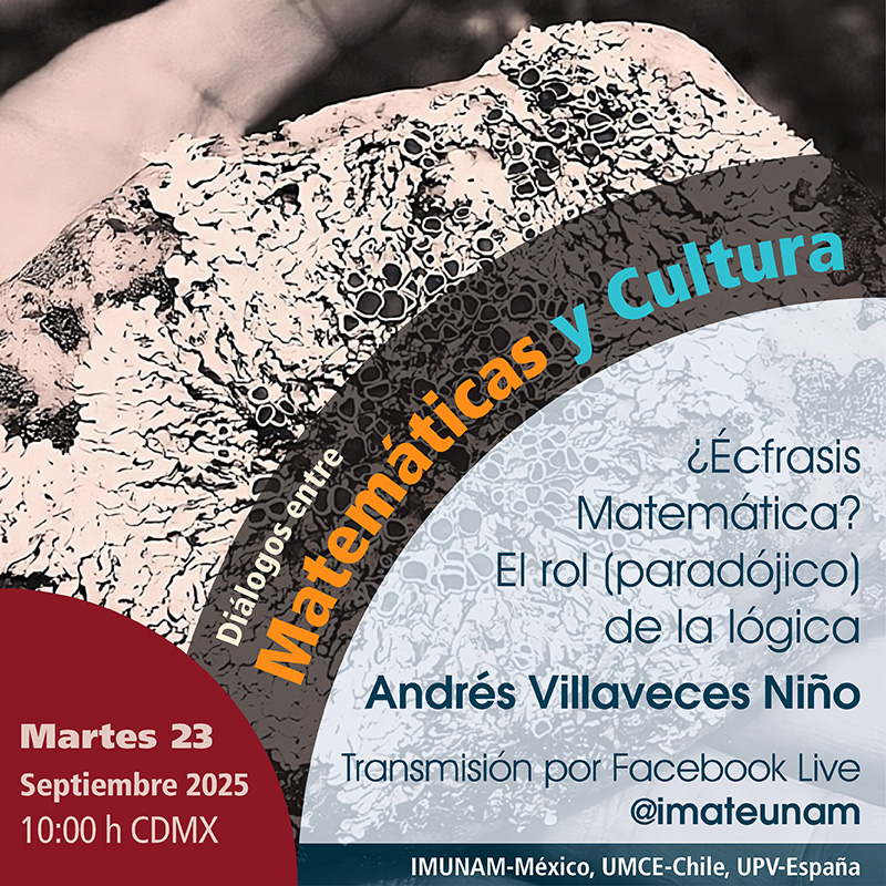 ¿Écfrasis Matemática? El rol (paradójico) de la lógica - Andrés Villaveces Niño - 23 de septiembre de 2025