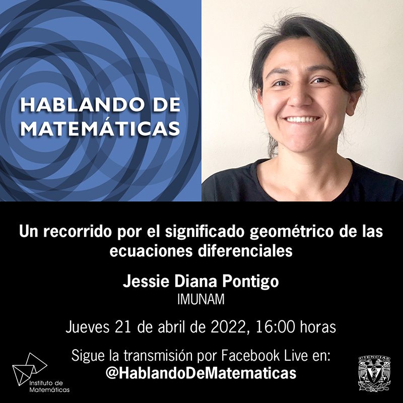 Hablando de Matemáticas. 21 de abril de 2022. Jessie D. Pontigo