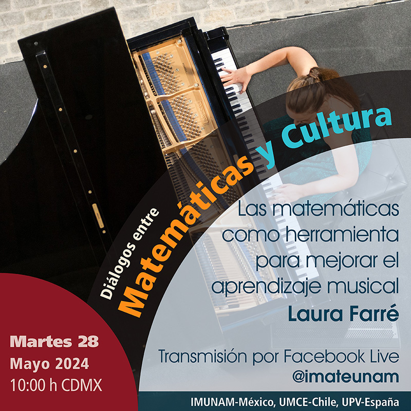 Las matemáticas como herramienta para mejorar el aprendizaje musical - Laura Farré - martes 28 de mayo de 2024