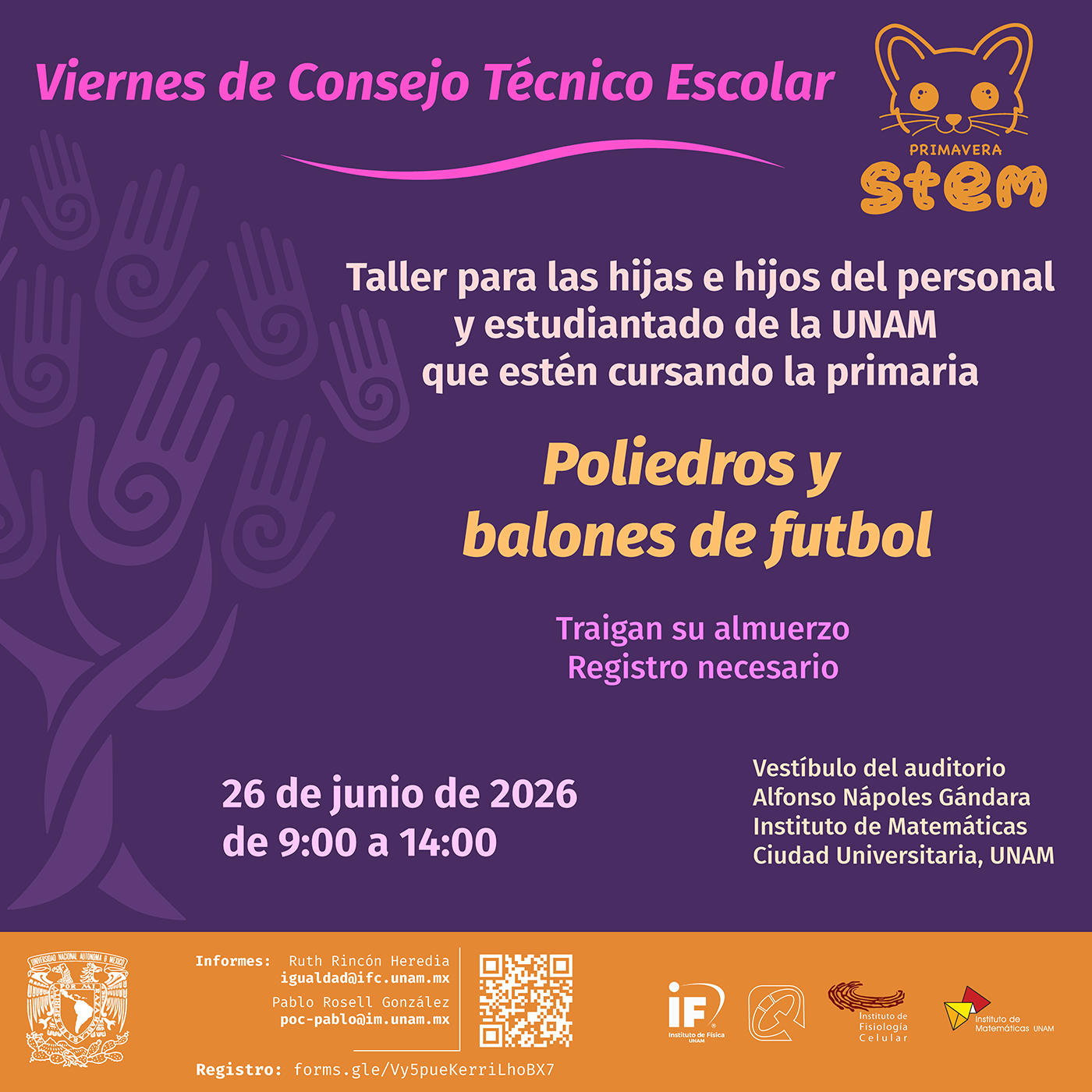 Poliedros y balones de futbol, 26 de junio de 2026 - IMUNAM