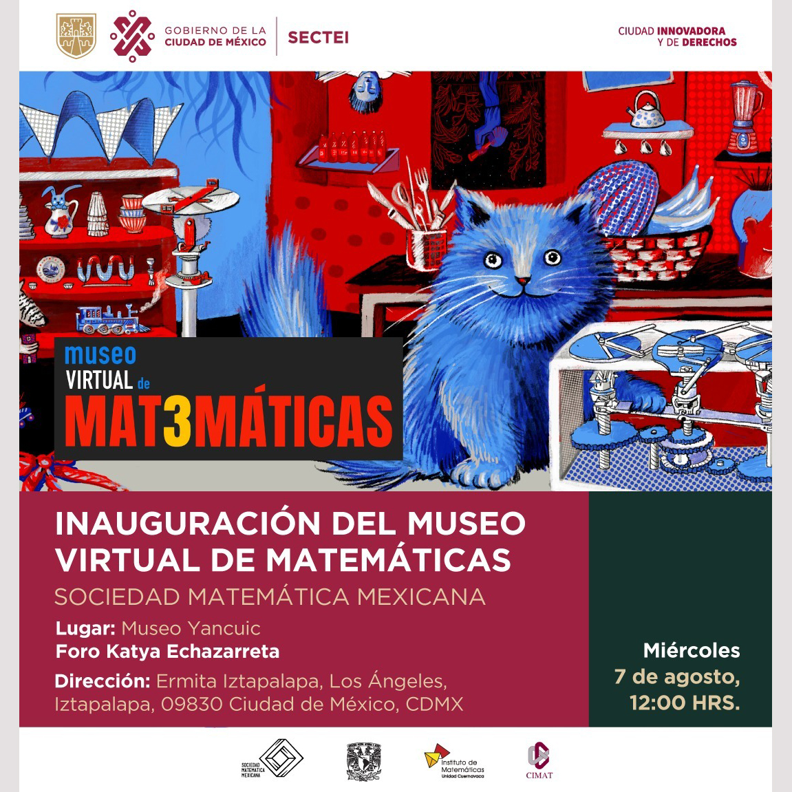 Próxima inauguración del Museo Virtual de Matemáticas