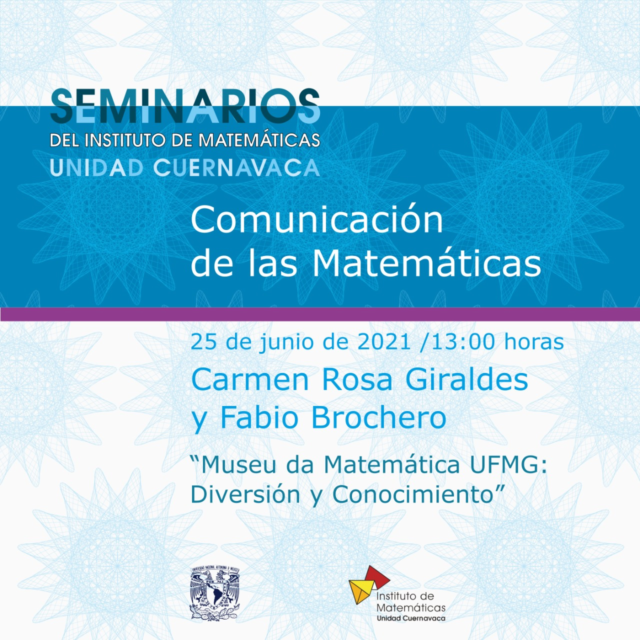 Seminario Comunicación de las Matemáticas - 25 de junio