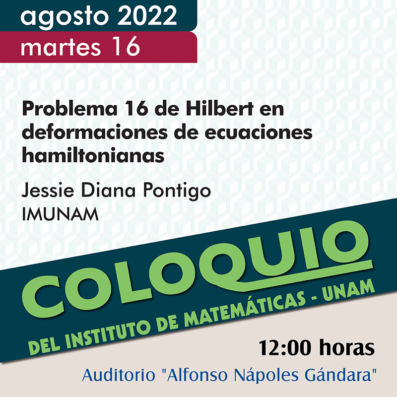 Coloquio del IMUNAM - C.U.