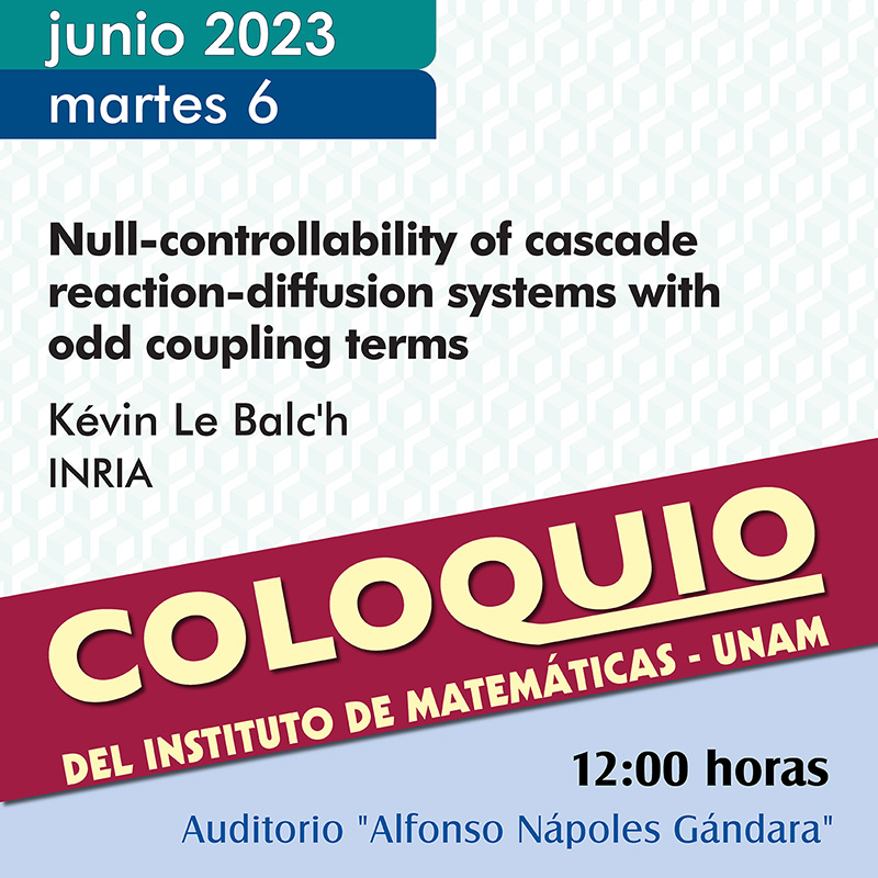 Coloquio del IMUNAM - C. U. junio 2023