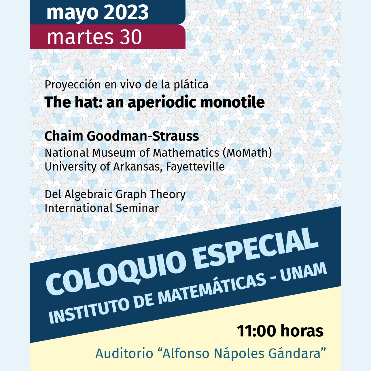 Coloquio Especial del IMUNAM - C. U. mayo 2023