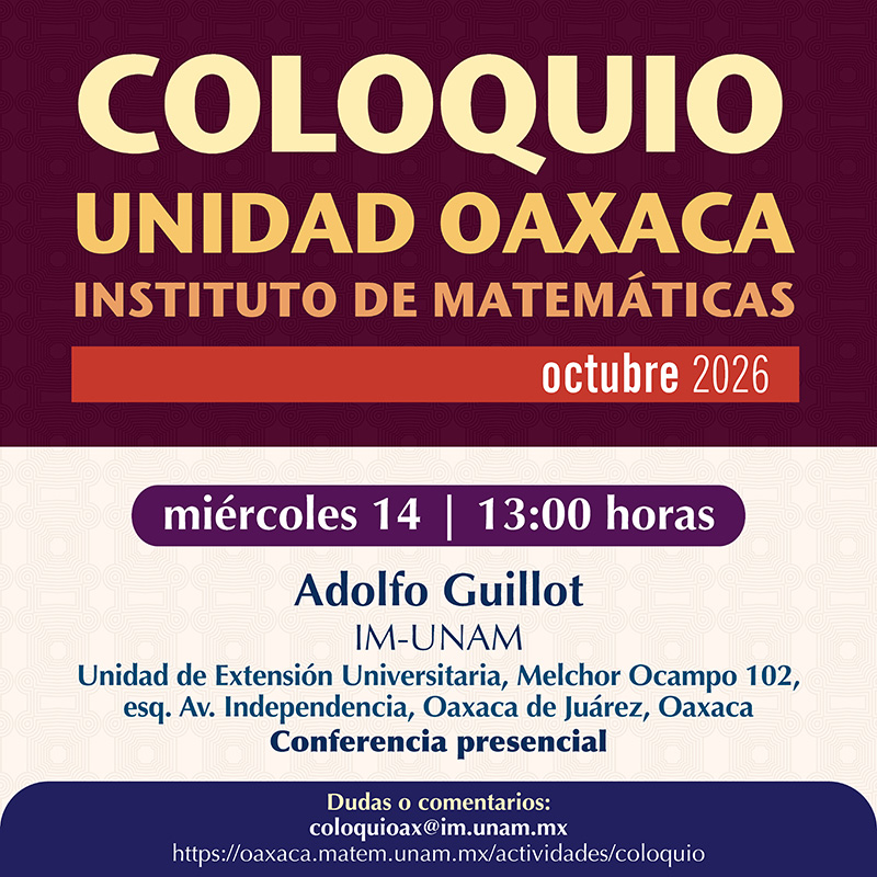 Coloquio Oaxaqueño - Octubre
