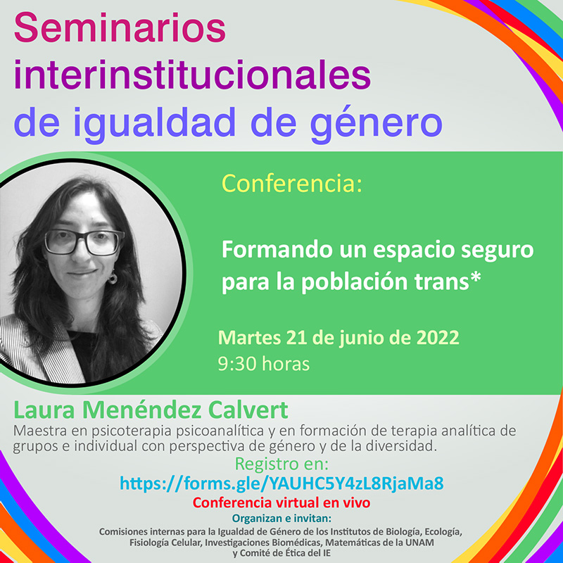 Conferencia CInIG: Formando un espacio seguro para la población trans*