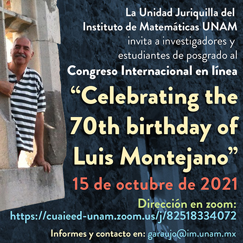 Congreso internacional: “Celebrating the 70th birthday of Luis Montejano”