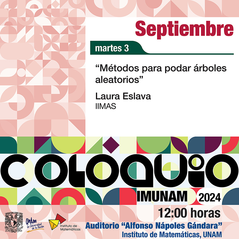 Coloquio del IMUNAM - C. U. agosto 2024