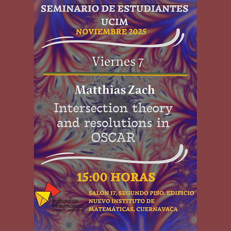 Seminario de estudiantes, IMUNAM, Cuernavaca
