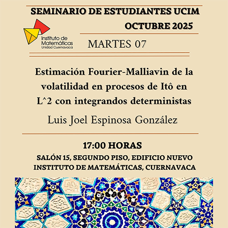 Seminario de estudiantes, IMUNAM, Cuernavaca