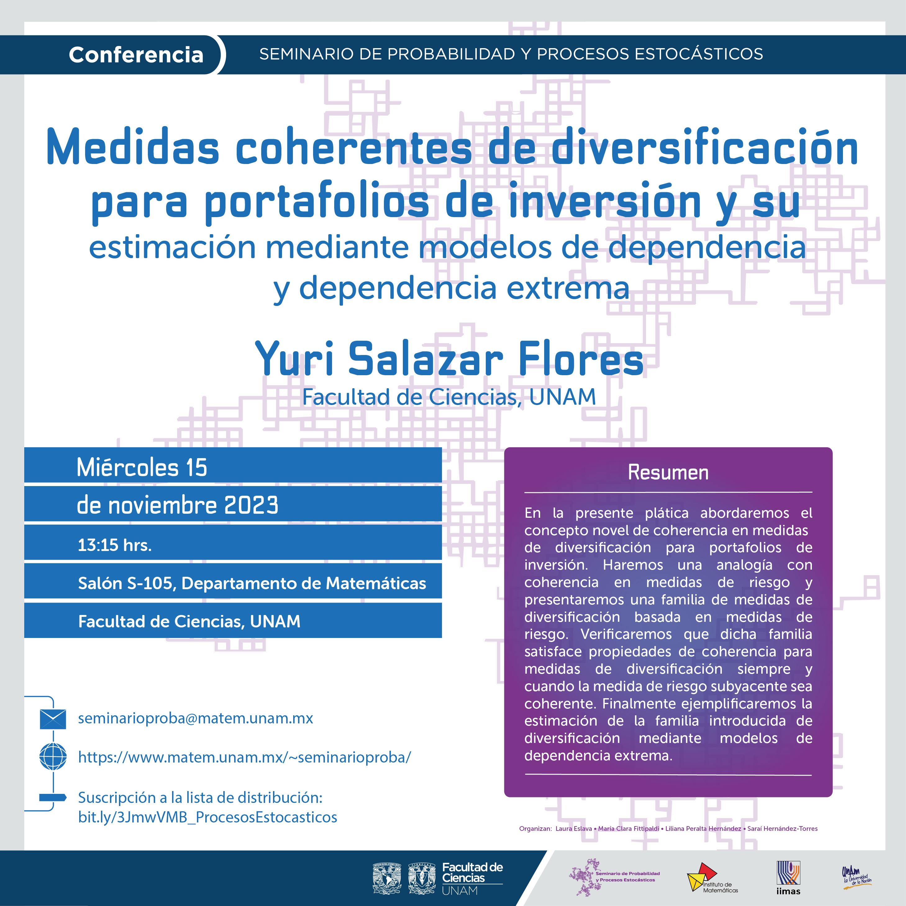 Seminario de Probabilidad y Procesos Estocásticos