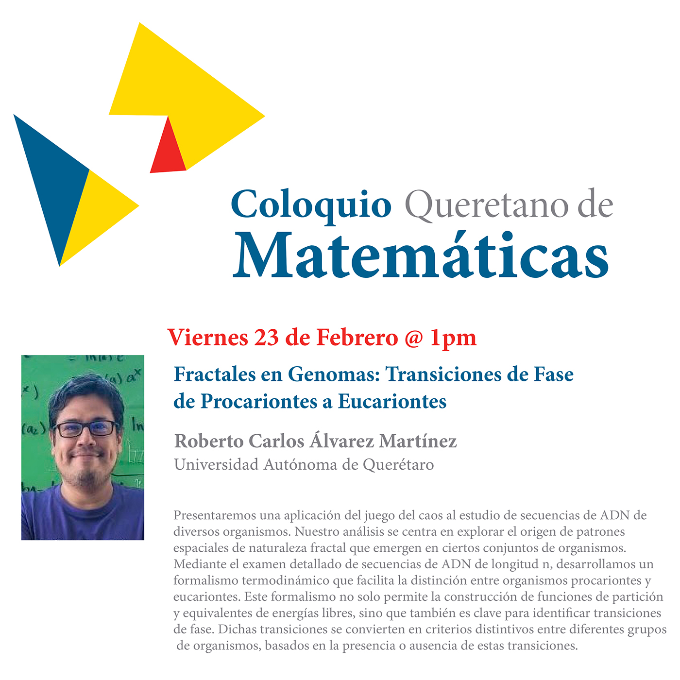 Coloquio Queretano de Matemáticas 