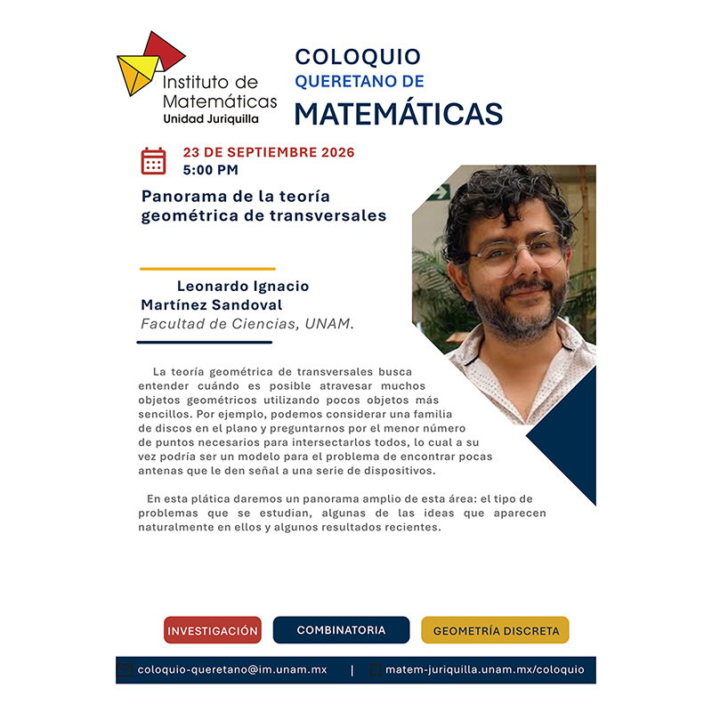 Coloquio Queretano de Matemáticas