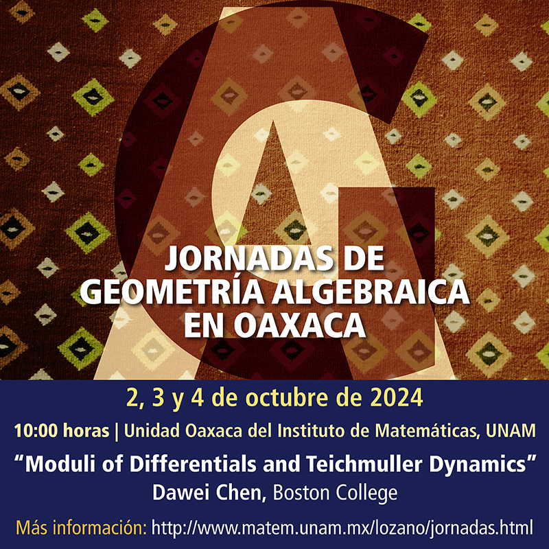 Jornada de geometría algebraica en Oaxaca