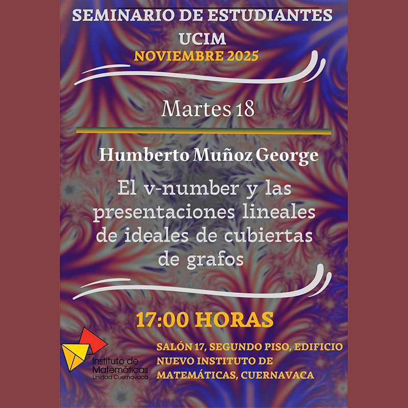 Seminario de estudiantes, IMUNAM, Cuernavaca