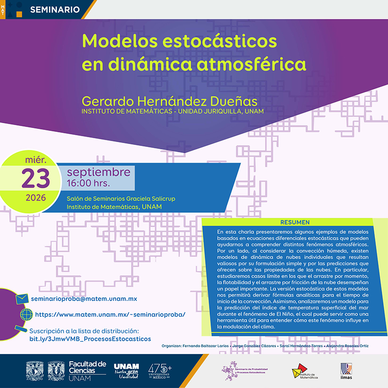 Seminario de Probabilidad y Procesos Estocásticos