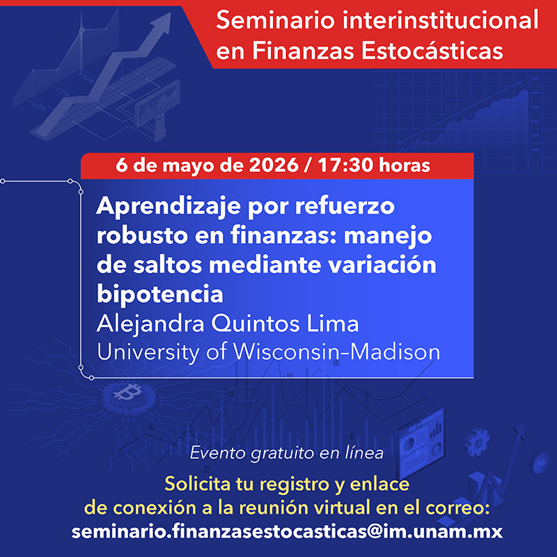 Aprendizaje por refuerzo robusto en finanzas: manejo de saltos mediante variación bipotencia - Seminario Interinstitucional de Finanzas Estocásticas