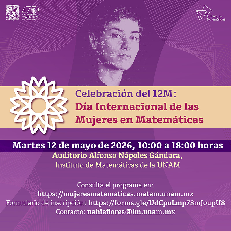 Encuentro de mujeres matemáticas: Fortaleciendo la docencia - Celebración del 12M: Día Internacional de las Mujeres en las Matemáticas