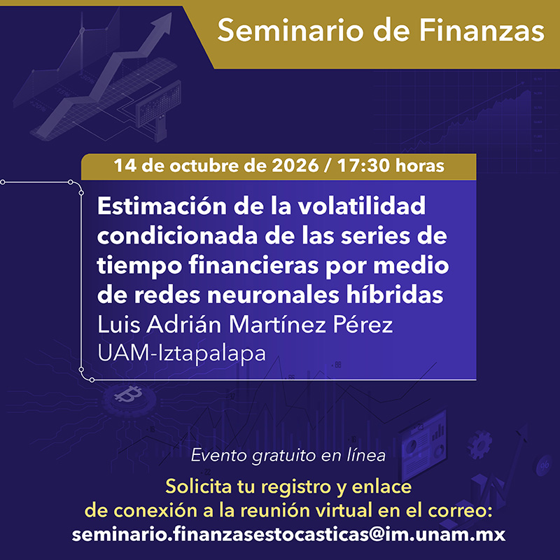 Estimación de la volatilidad condicionada de las series de tiempo financieras por medio de redes neuronales híbridas - Seminario de Finanzas