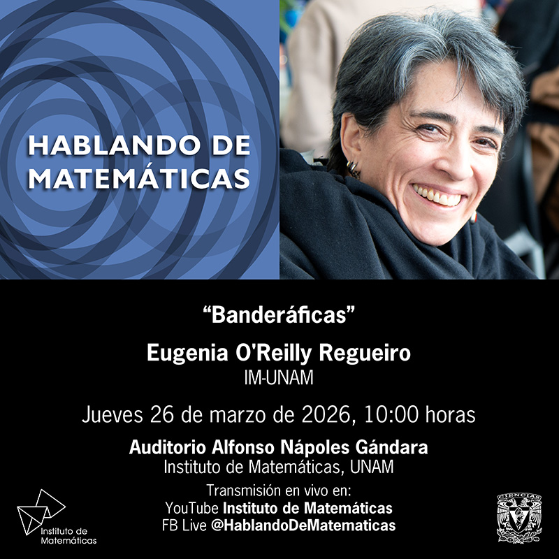 Banderáficas: Hablando de Matemáticas (plática pospuesta)