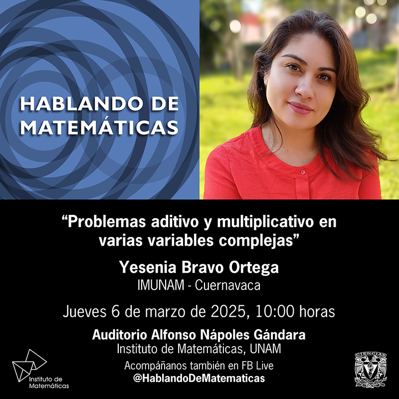 Hablando de Matemáticas: Problemas aditivo y multiplicativo en varias variables complejas