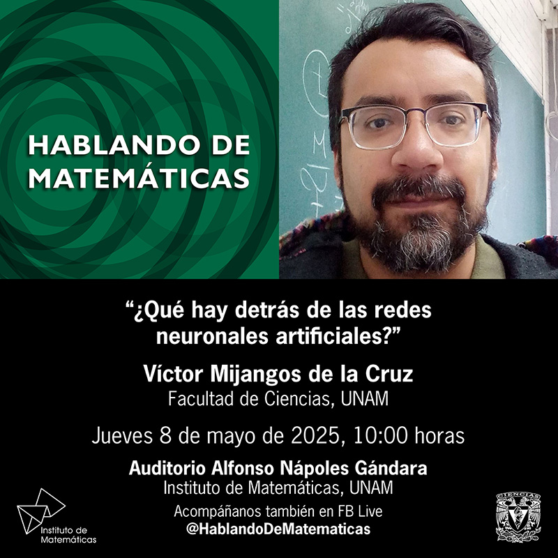 Hablando de Matemáticas: ¿Qué hay detrás de las redes neuronales artificiales?