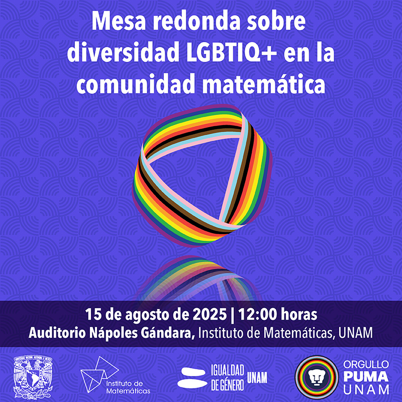 Mesa redonda sobre diversidad LGBTIQ+ en la comunidad matemática