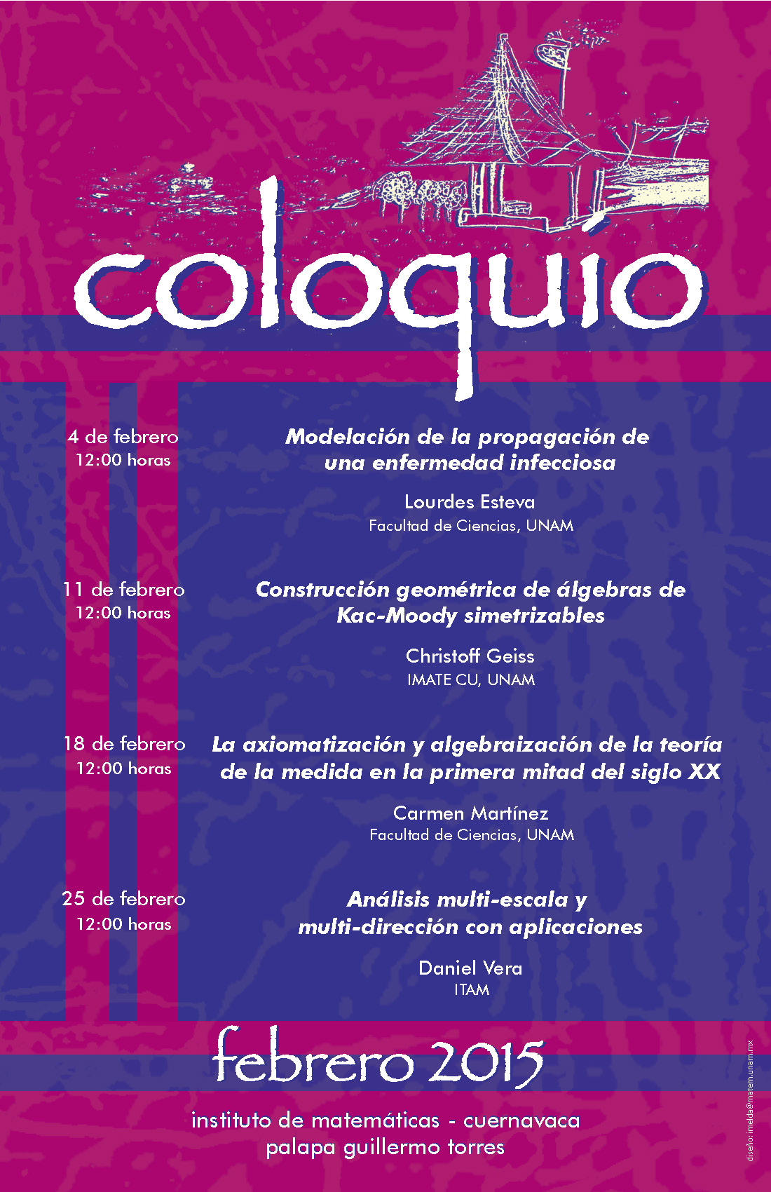 Febrero: Sesiones para Coloquio de la Unidad Cuernavaca