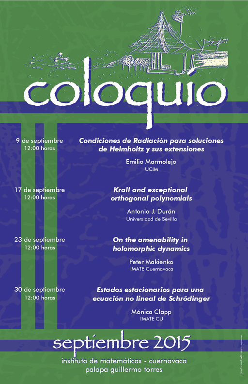 Septiembre: Sesiones para Coloquio de la Unidad Cuernavaca