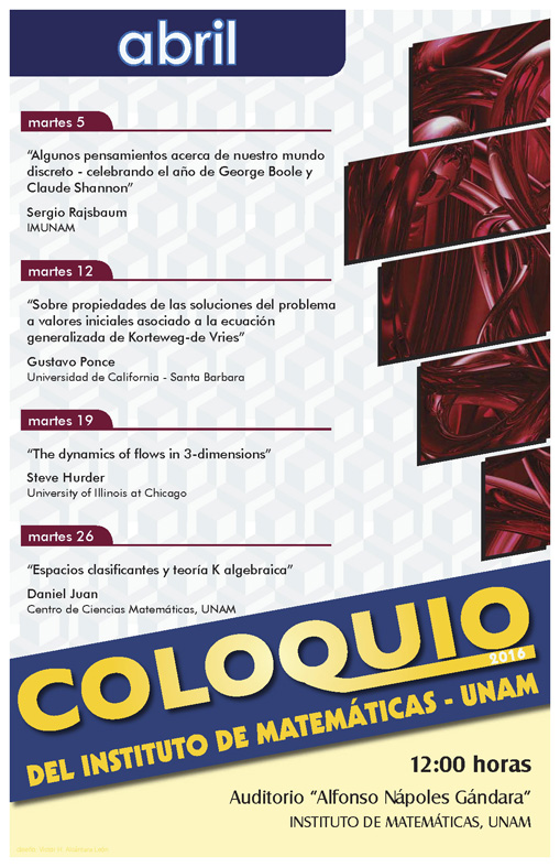 Abril: Sesiones para Coloquio