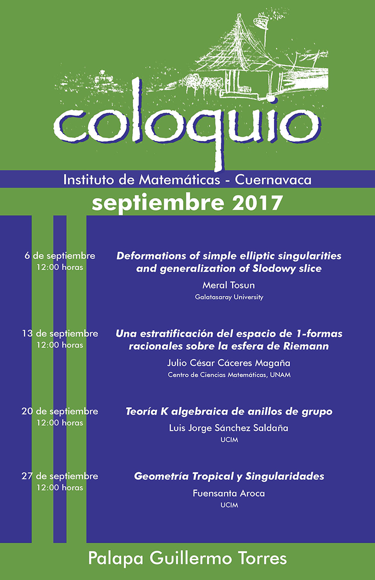 Septiembre: Sesiones para Coloquio de la Unidad Cuernavaca 
