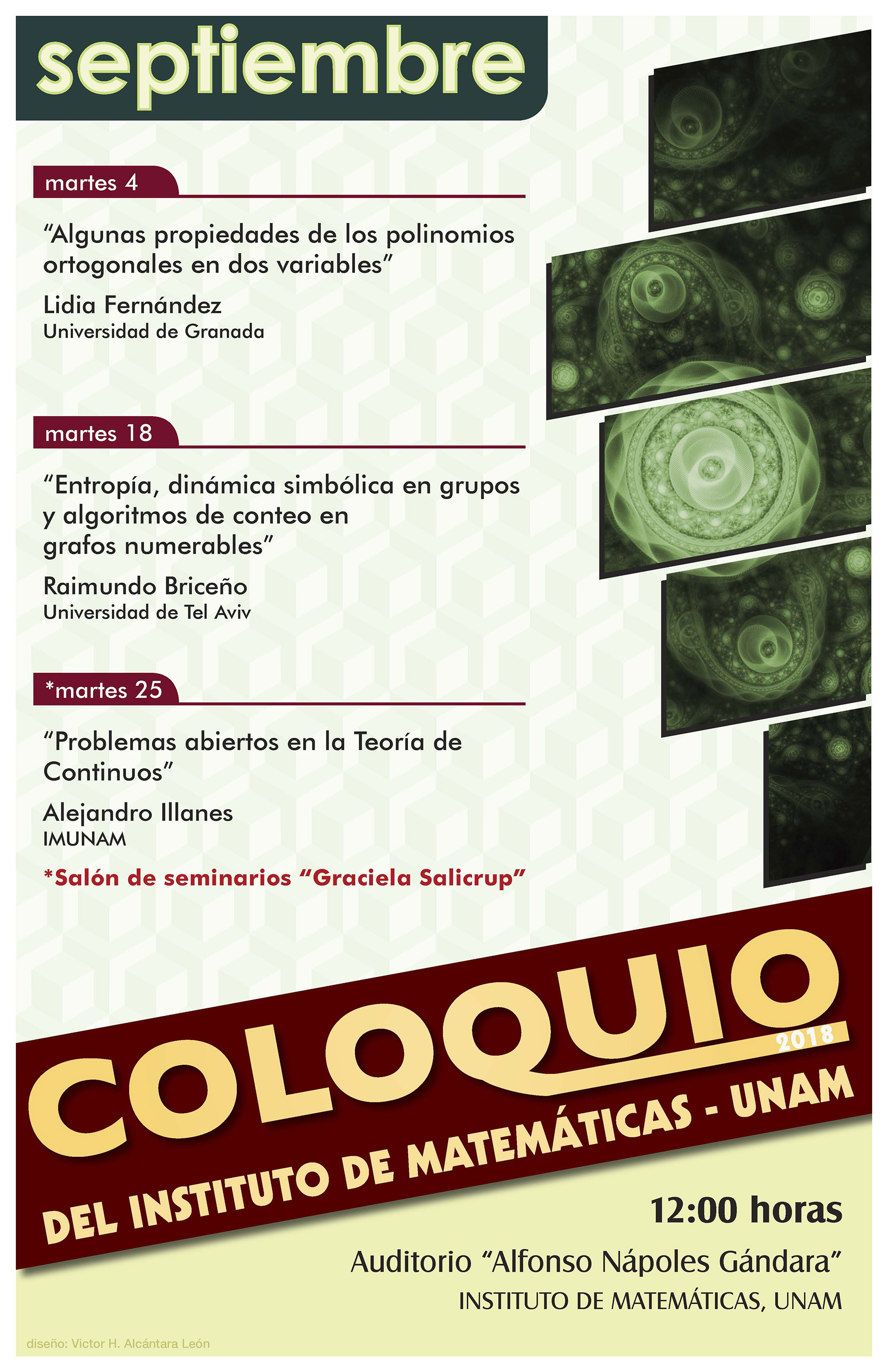 Coloquio del IMUNAM - C.U. 