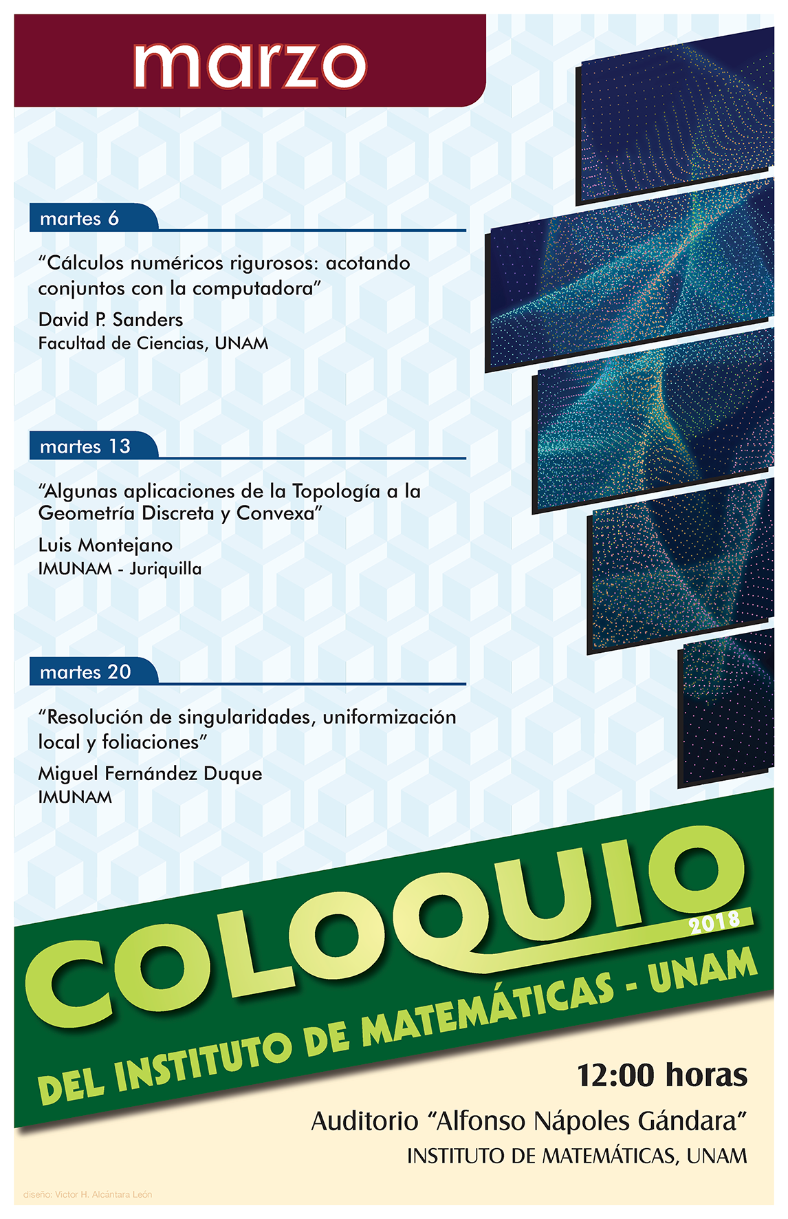 Marzo: Sesiones para Coloquio 
