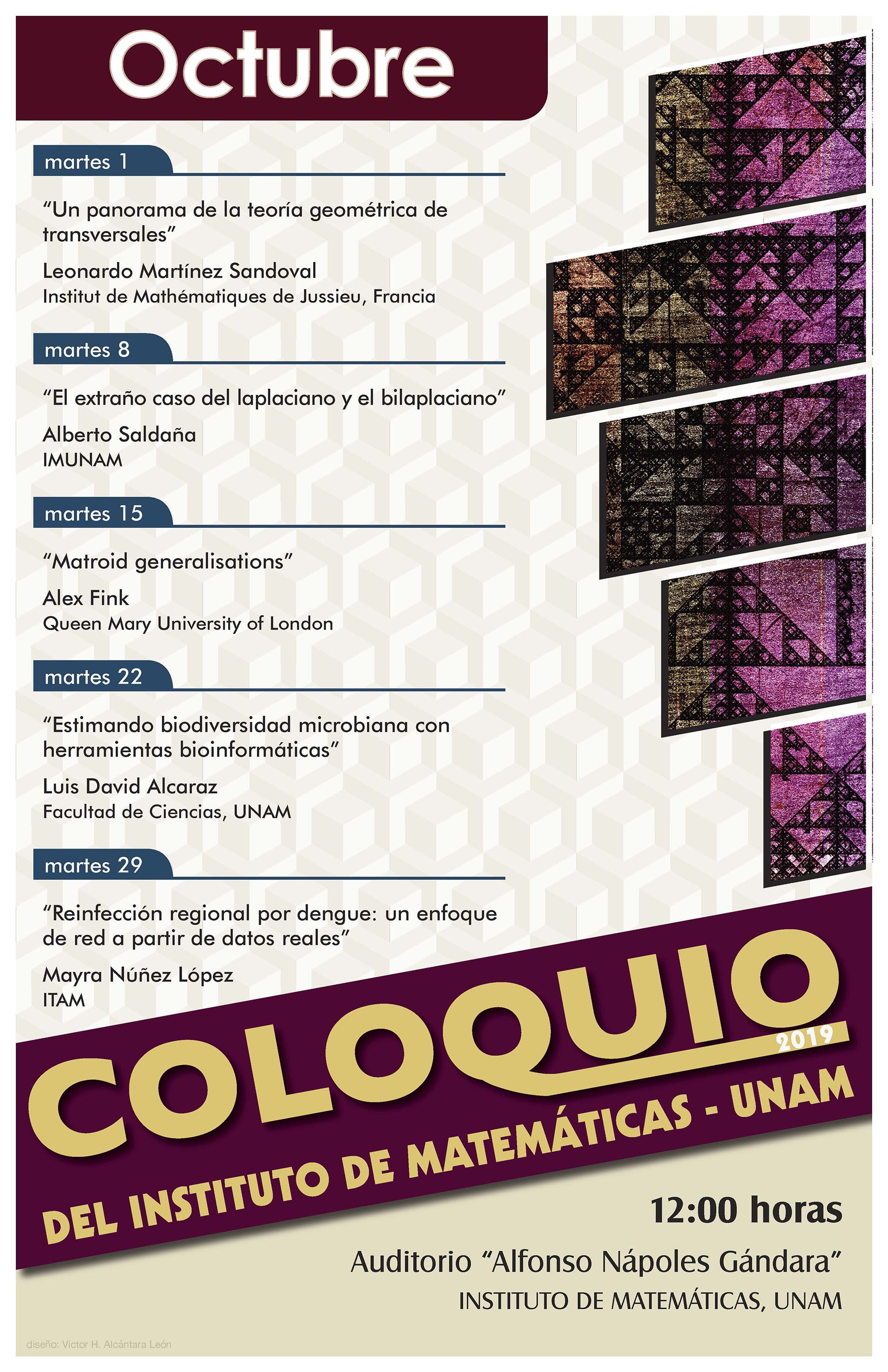 Coloquio del IMUNAM - C.U. 