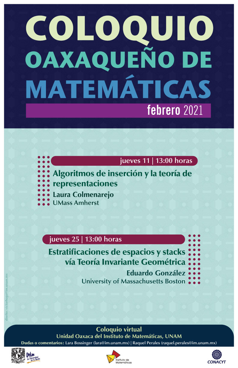 Coloquio Oaxaqueño de Matemáticas, febrero 2021