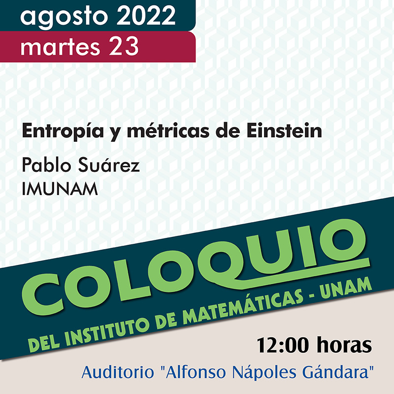 Coloquio del IMUNAM - C.U.