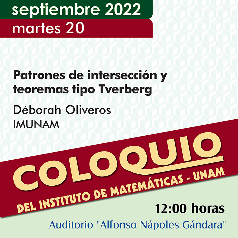 Coloquio del IMUNAM - C.U.