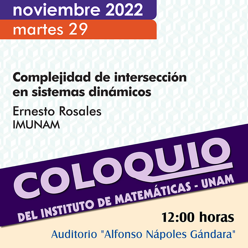 Coloquio del IMUNAM - C.U.