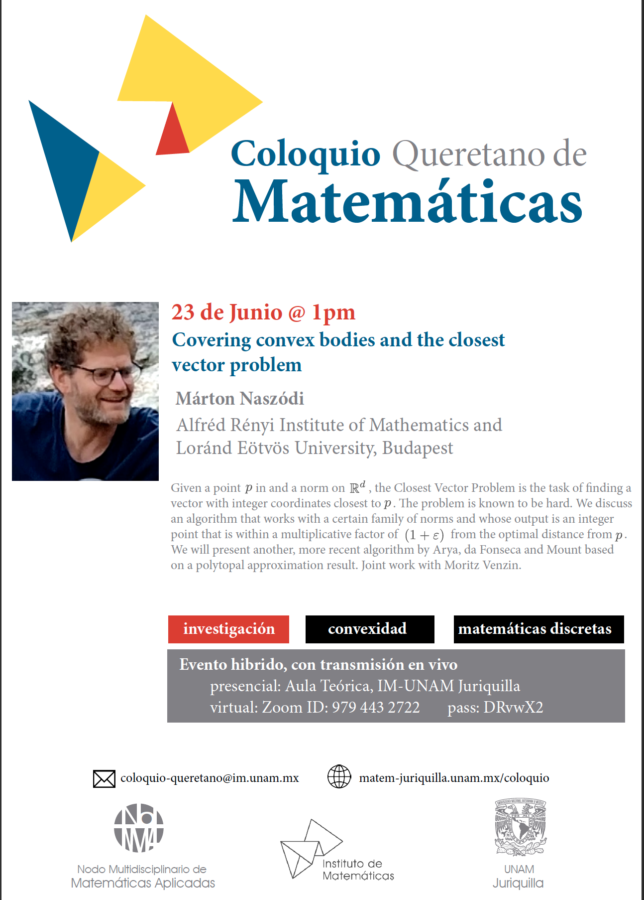 Coloquio Queretano de Matemáticas 