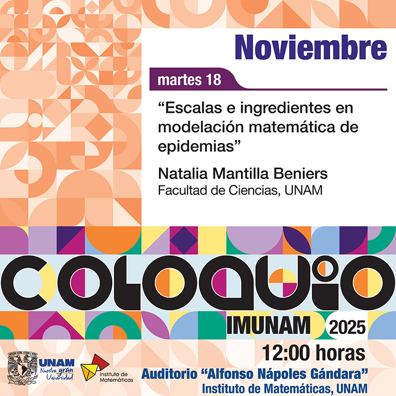 Coloquio del IMUNAM - C. U., noviembre 2025