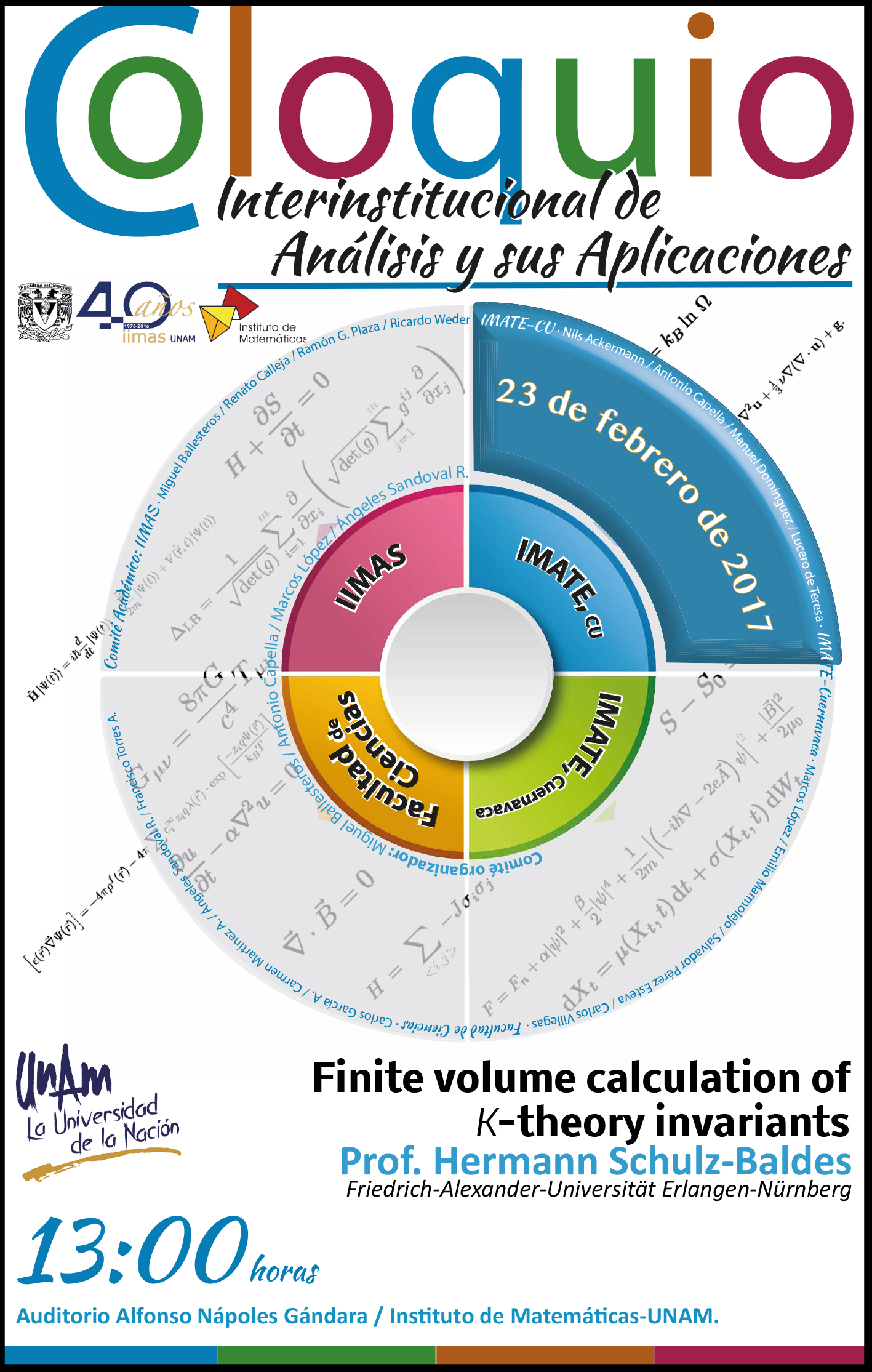 Coloquio Interinstitucional de Análisis y sus Aplicaciones