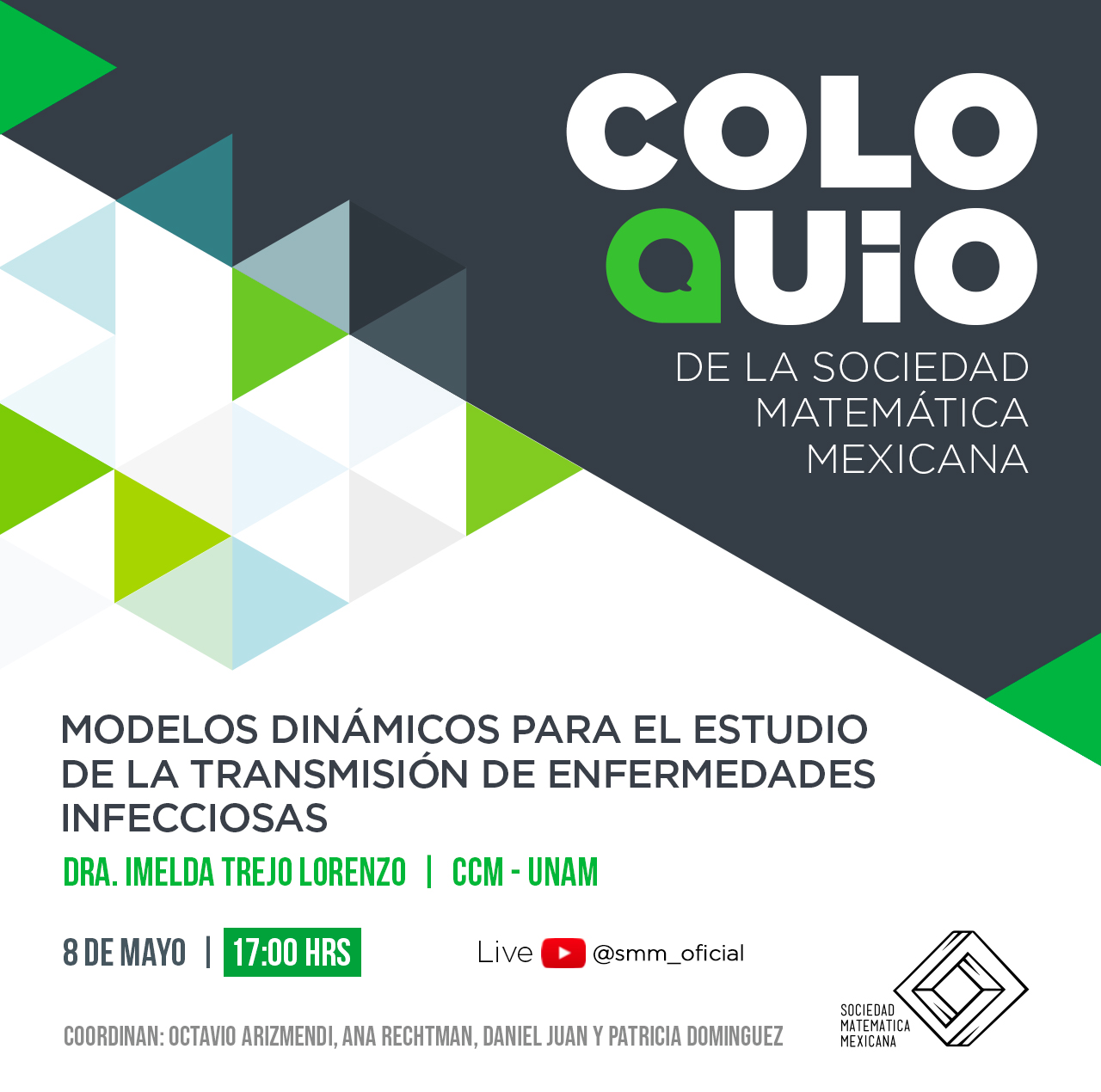 Modelos dinámicos para el estudio de la transmisión de enfermedades infecciosas - Proyección del Coloquio de la SMM